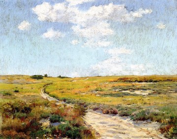 Ensoleillé après midi Shinnecock Hills William Merritt Chase Paysage impressionniste Peinture à l'huile